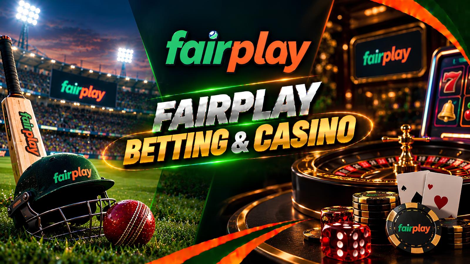 FairPlay Betting & Casino: Floodlit stadium on a match night